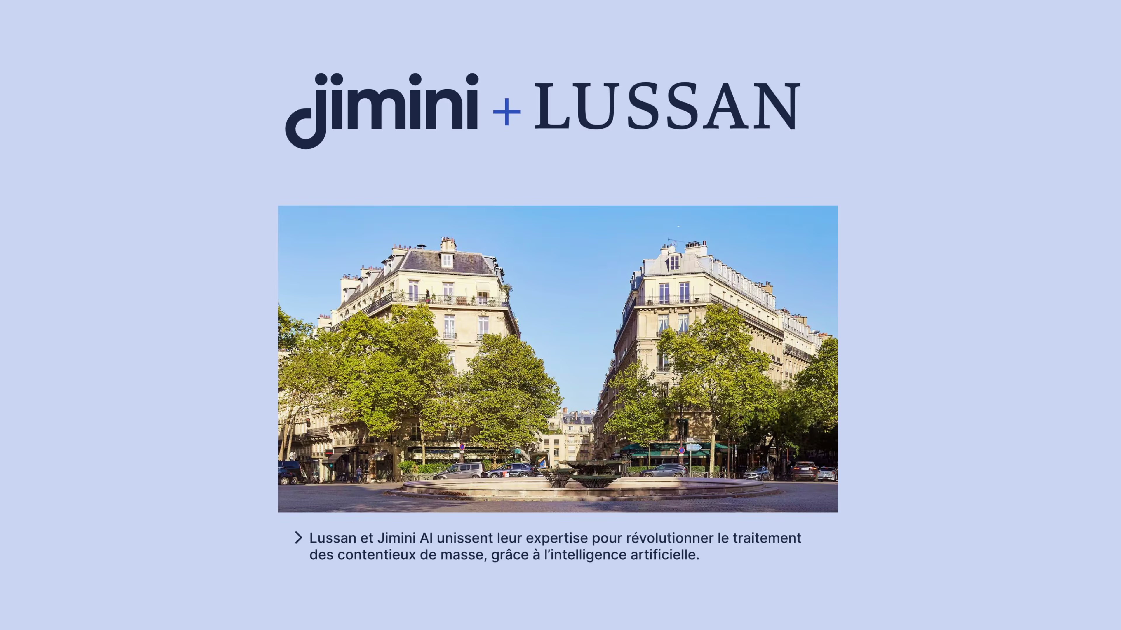 Collaboration avec Lussan - l'IA au service du contentieux