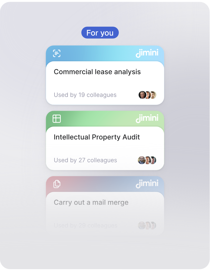 Recommended Quick Actions